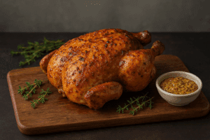 Grillkylling med sprødt skind